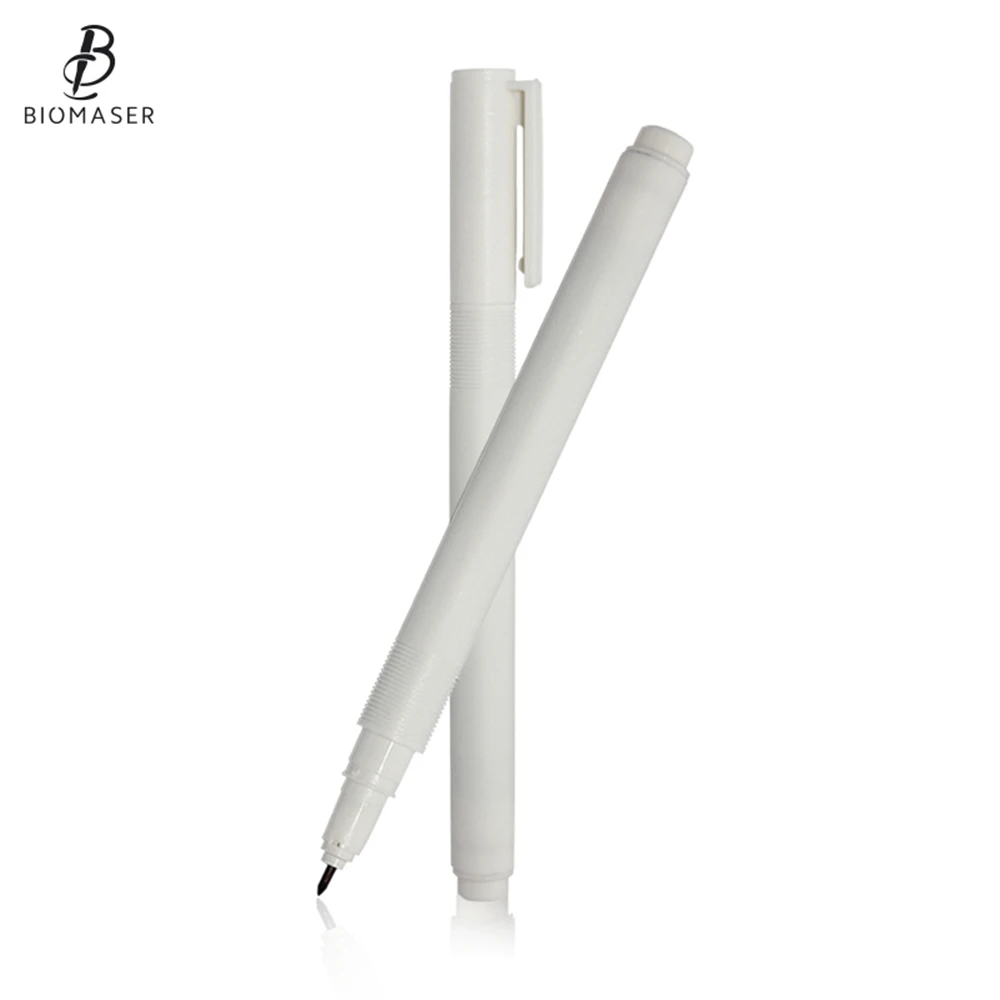 

Microblading Tattoo Skin Marker Eyebrow Marker Pen with Measuring Ruler Tattoo Skin Marker Pen Microblading Supply