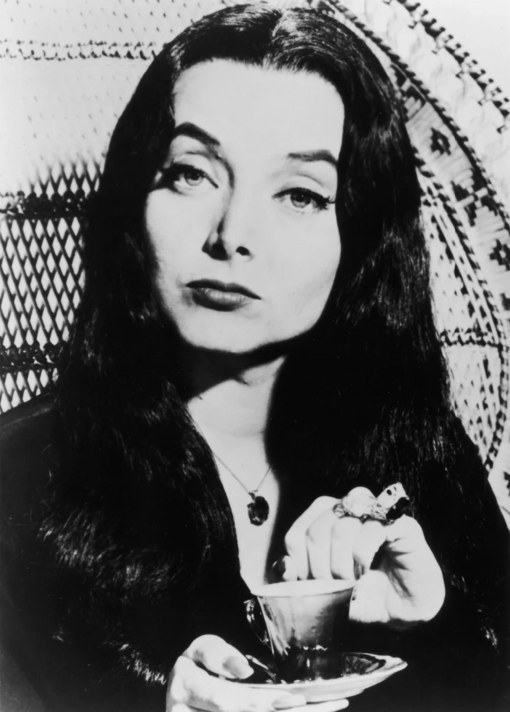 Плакат для семьи ADDAMS Art Morticia Шелковый плакат декоративной живописи 24x36 дюймов
