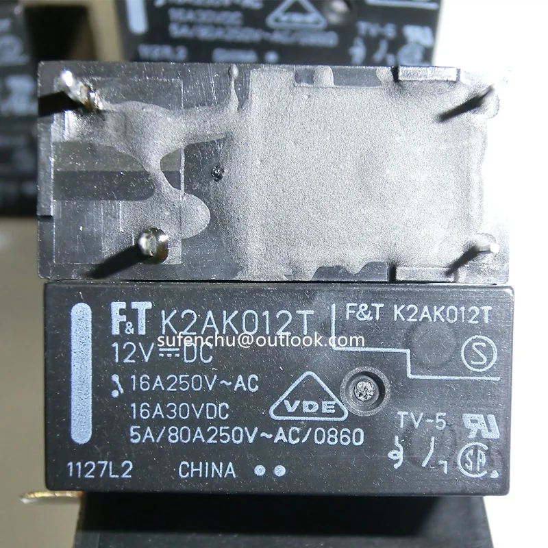 

5 шт. FT K2AK012T FTR-K2AK012T 12VDC 16A250VAC/30VDC 4pin