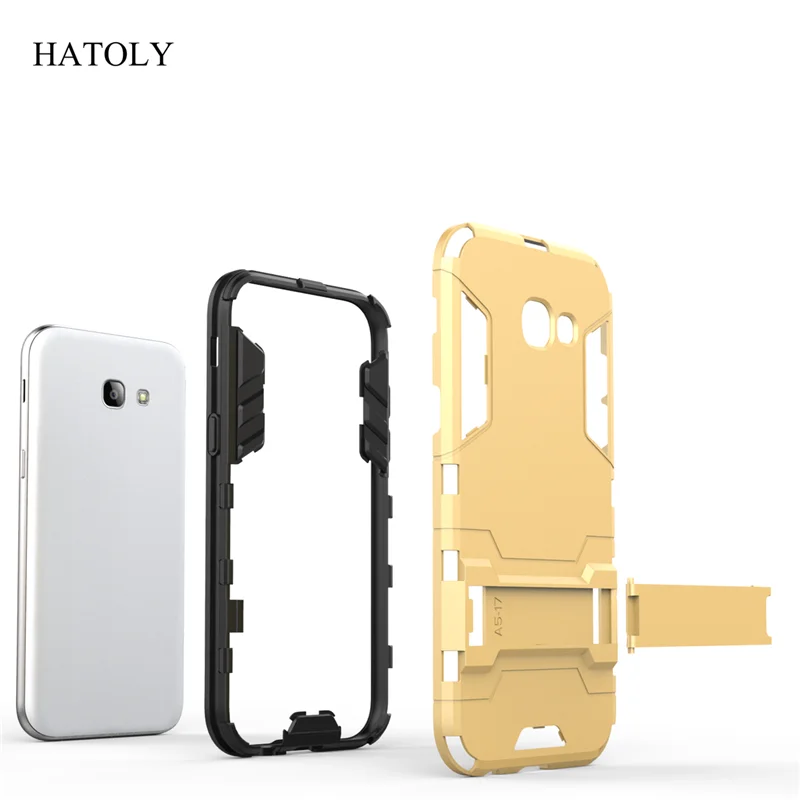 HATOLY армированный чехол для Samsung Galaxy A5 2017 робота Гибридный Силиконовый Резиновый