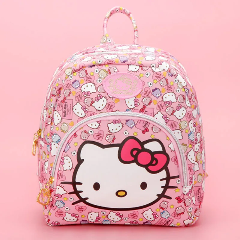 B Hello kitty/Модная Детская сумка с рисунком из мультфильма; розовый KT рюкзак для девочек; школьный рюкзак для маленьких девочек; подарки на день рождения; хорошее качество; плюш - Цвет: B
