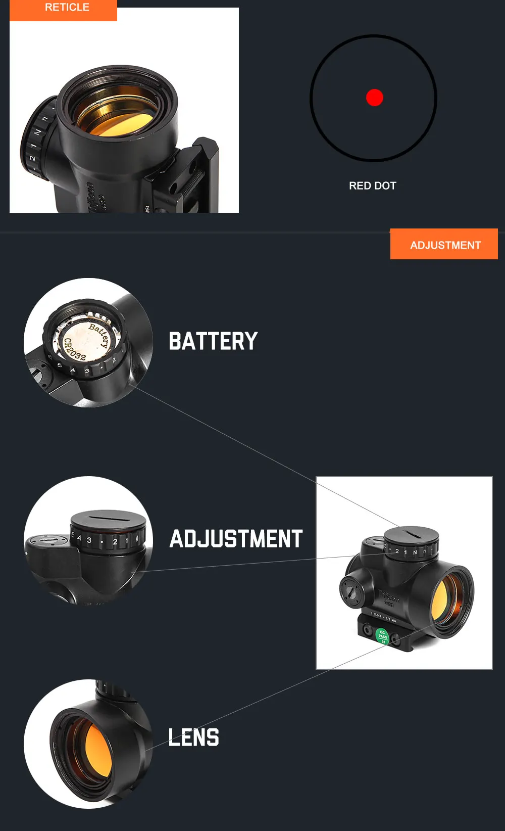 Trijicon MRO красный точечный прицел голографический рефлекторный прицел тактический коллиматорная оптика охотничий прицел для страйкбола воздушные пистолеты