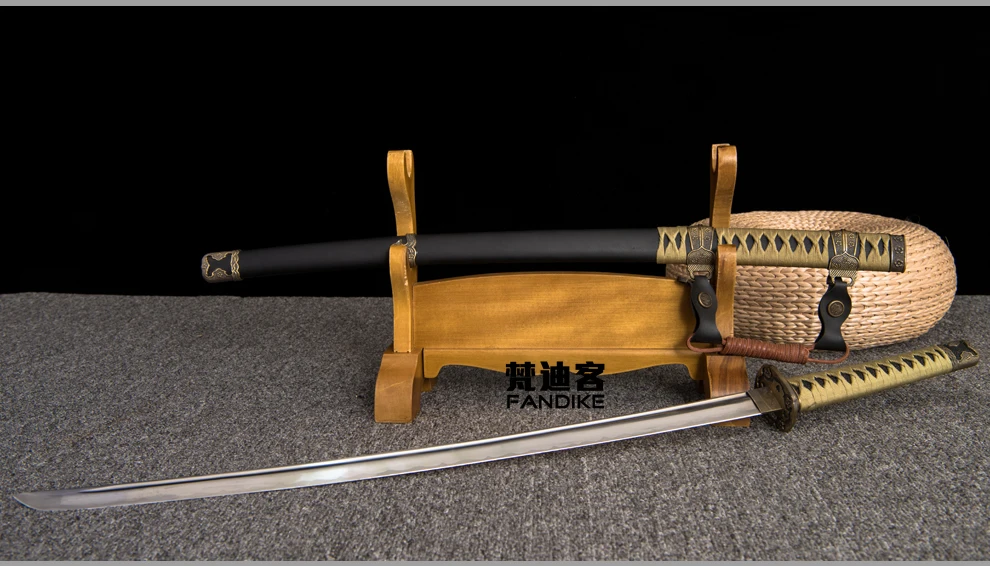 Handmade Japanese officer saber Samurai Katana Sword Full Tang Tachi Very Sharp Steel Blade | Дом и сад