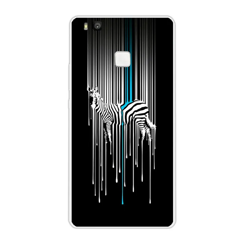 Чехол для Huawei P9 Lite Hawei P9Lite чехол Силиконовый Забавный Кот задняя крышка Ascend чехлы p
