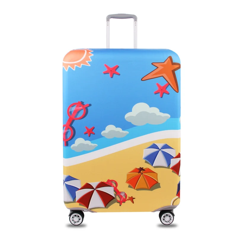 B Luggage Cover Sereqi дорожная эластичная багажная Крышка для 18-32 дюймов чемодан, дорожная сумка Защита чемодан чехол для защиты от пыли аксессуары для путешествий - Цвет: B Luggage Cover