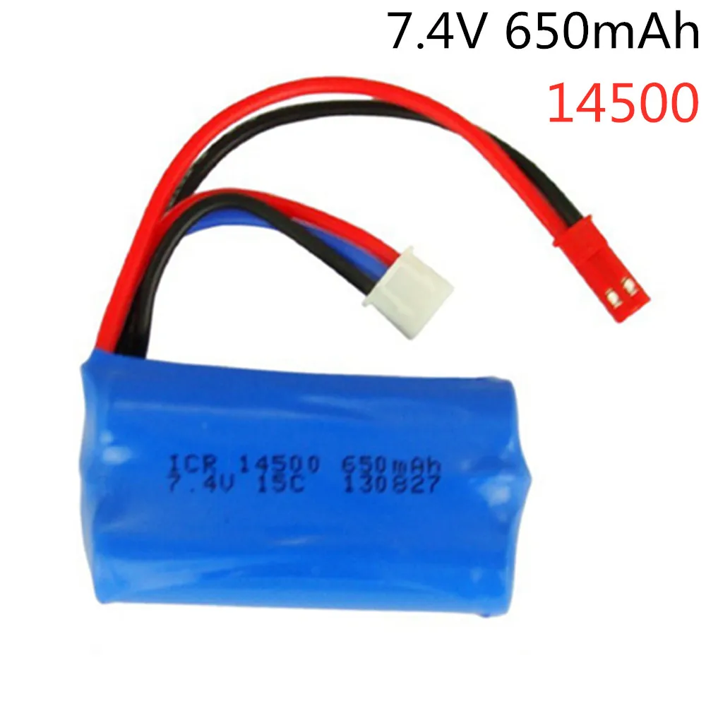 Аккумулятор Lipo 7 4 В 650 мАч 14500 для пульта дистанционного управления Syma F1 батарея