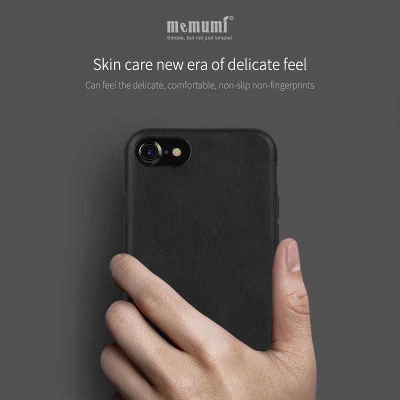 memumi Luxury Brand Case for iPhone 7 8 Plus Genuine Leather Cover 8plus 7plus Thin Back Funda ip7 i8 plus |