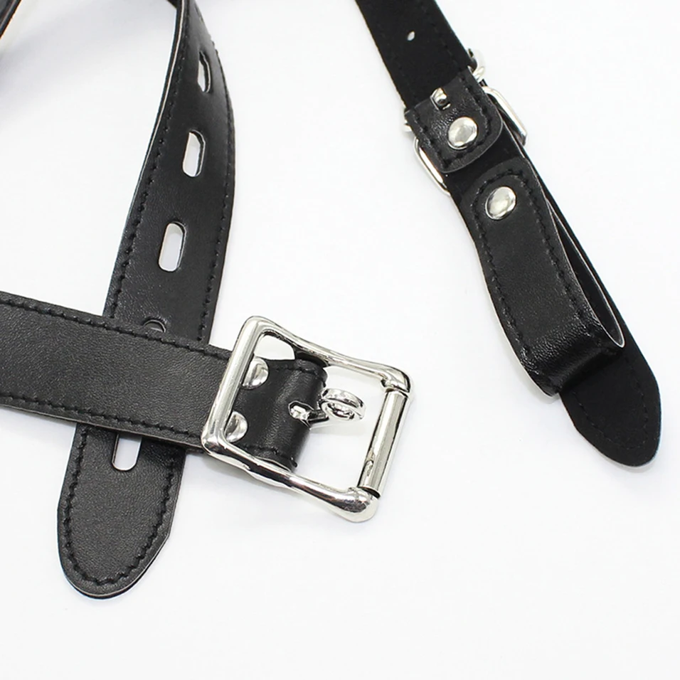 CamaTech из искусственной кожи Slave головная повязка с открытым носком морда ремень