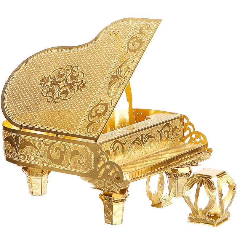 Горячая продажа оригинальный piecool Grand PianoModel DIY 3D лазерная резка Сборка