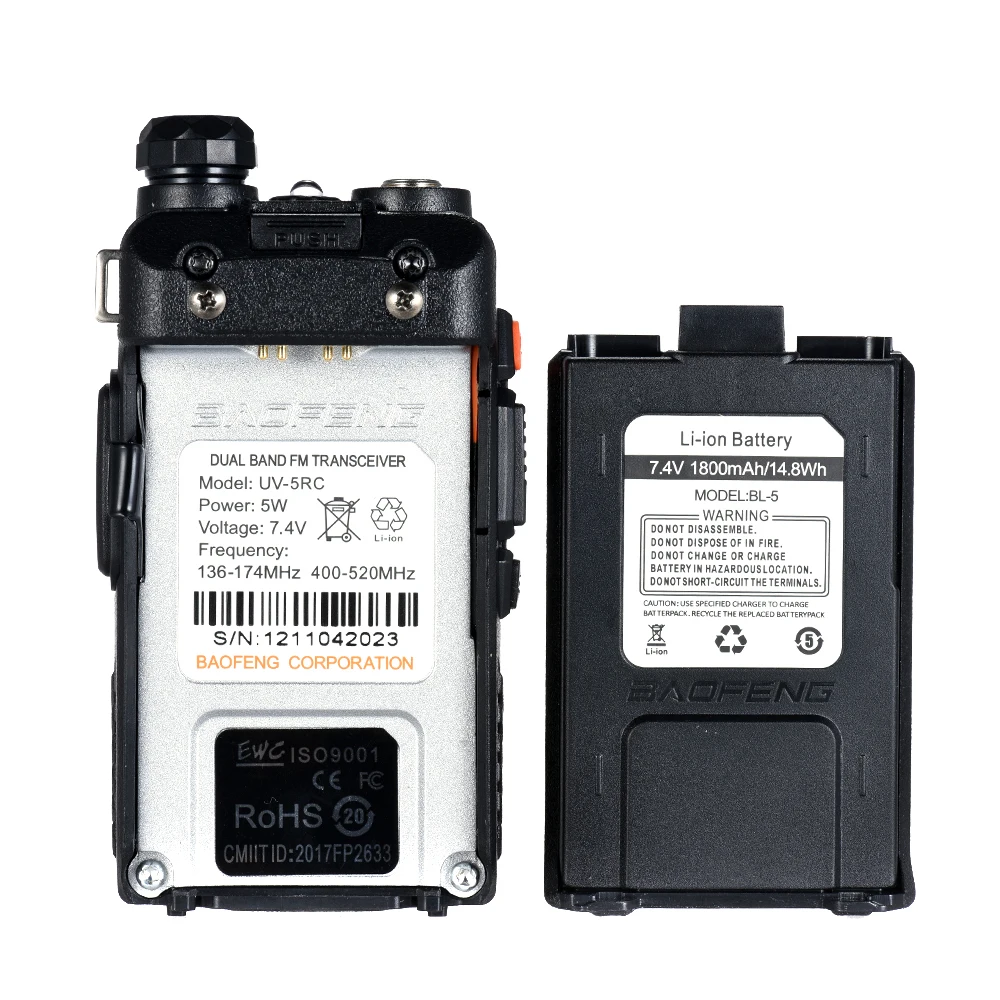 baofeng UV-5RC UV 5RC UV5RC для cb комплект рация 2 шт 10 км автомобильная портативная рации ham
