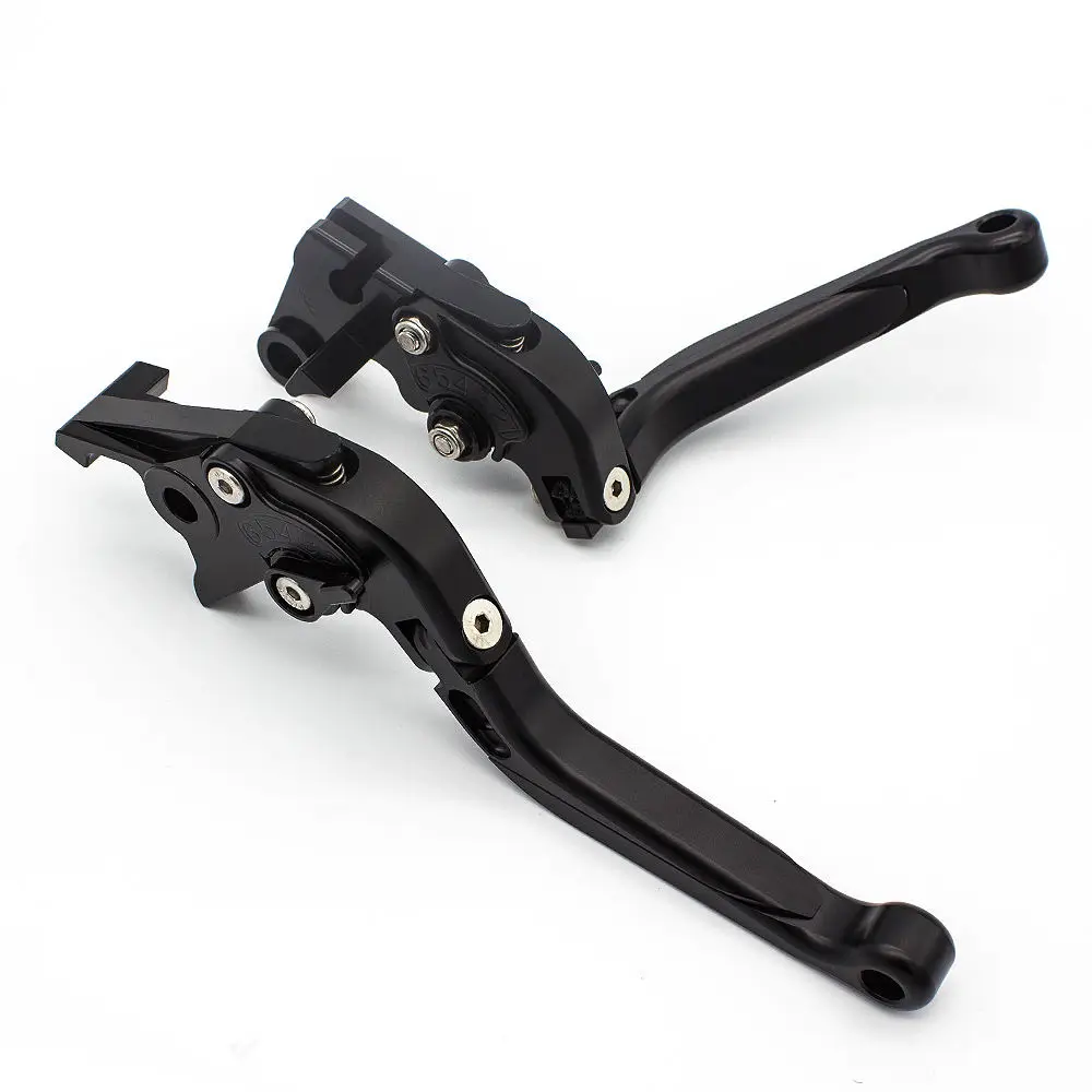 All Black Levers Для Honda CBR 600 F2 F3 F4 F4i 1991-2007 регулируемые ЧПУ Складные Выдвижные Рычаги Тормозная система сцепления для мотоцикла и рукоятки FXCNC - Цвет: All Black Levers