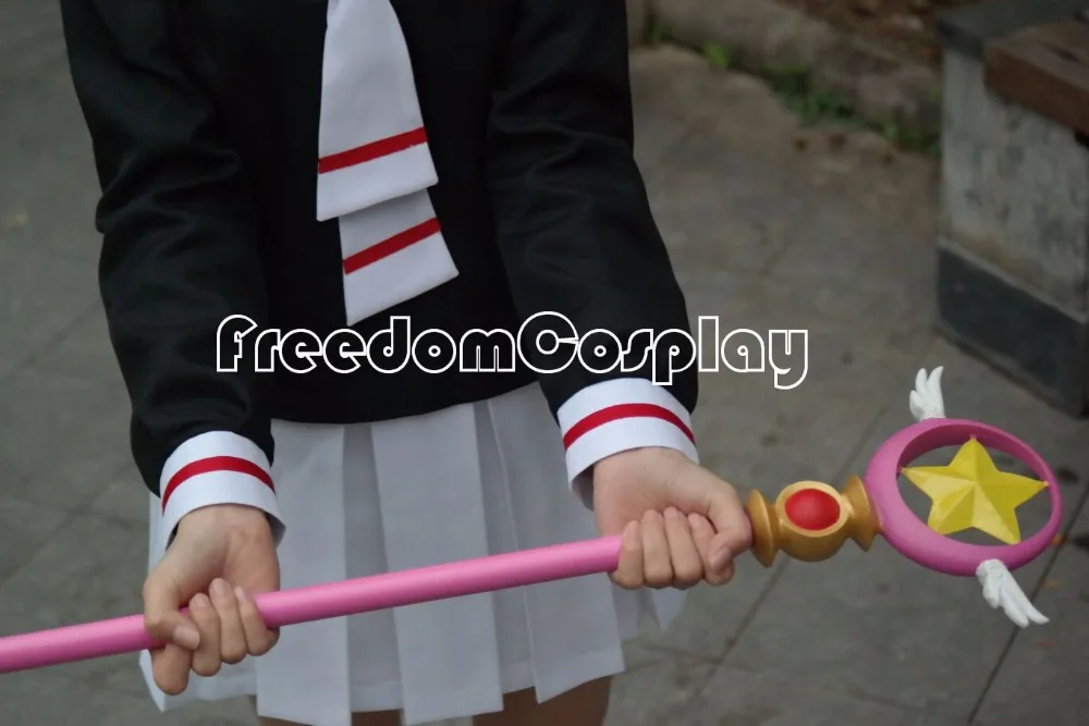 Cardcaptor Sakura Kinomoto костюм птицы Head/Star Magic Stick Wand Staves Accessory Prop |