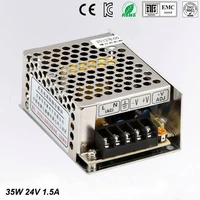 small volume single output mini size switching power supply 24v 1 5a ac dc led smps 35w output free shipping ms 35 24