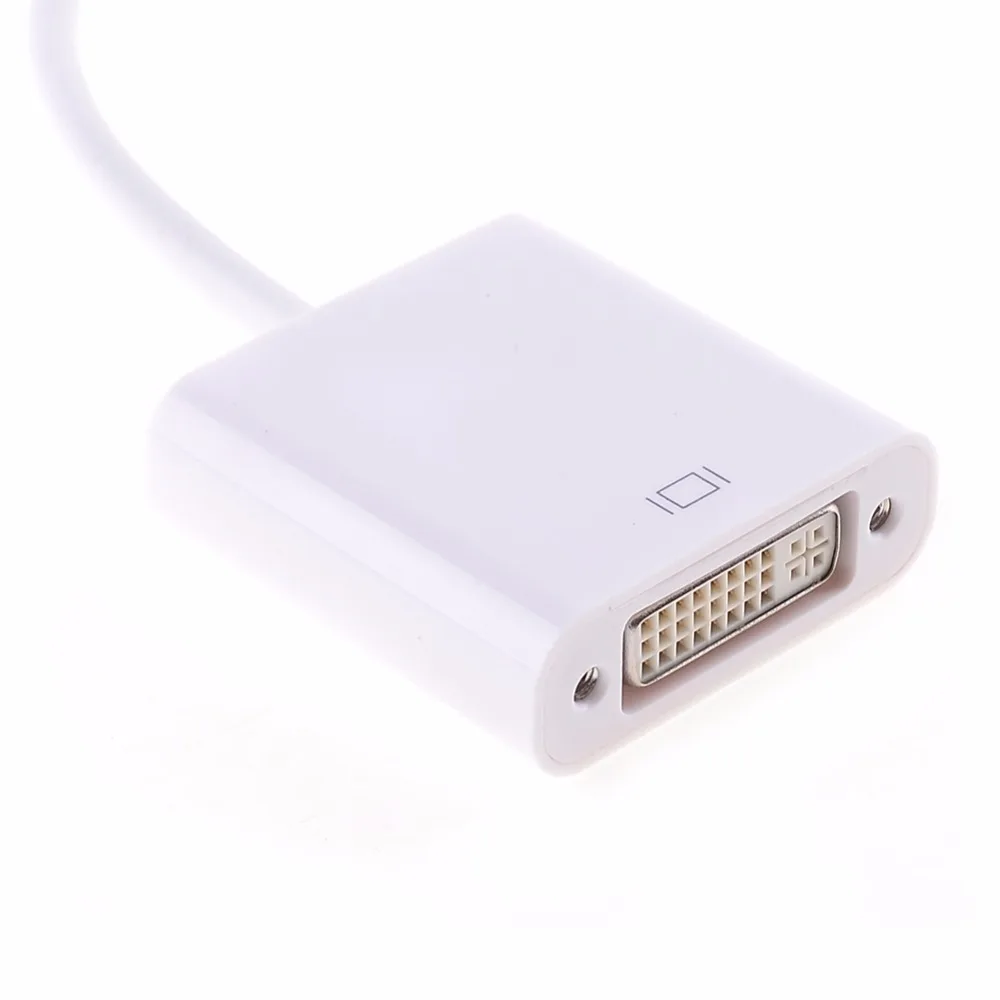 Mini DisplayPort (Совместимость с Thunderbolt 1/2) к DVI 24 + 5 Pin адаптер конвертер Папа мама кабель