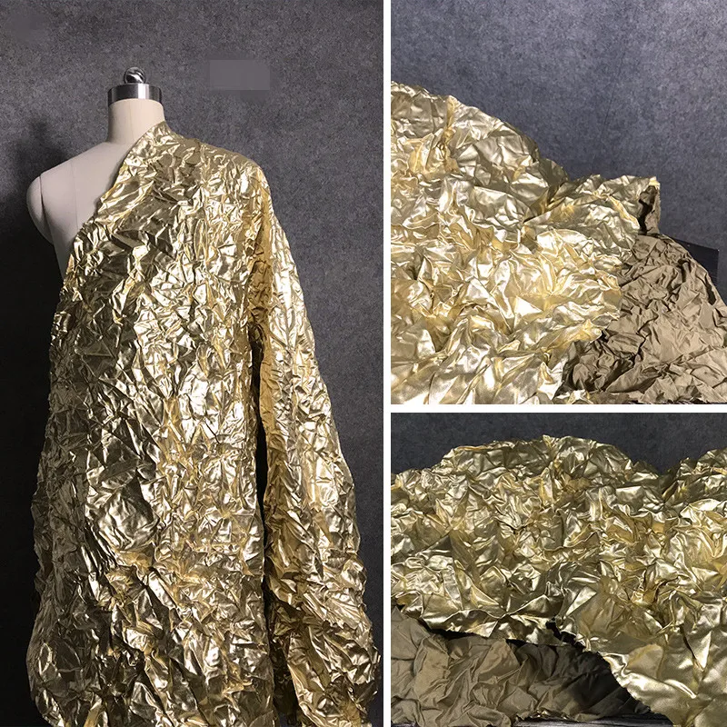 Плащ из полиэстера с золотым покрытием плотное плетение 45 см х 145 см/шт | Дом и сад