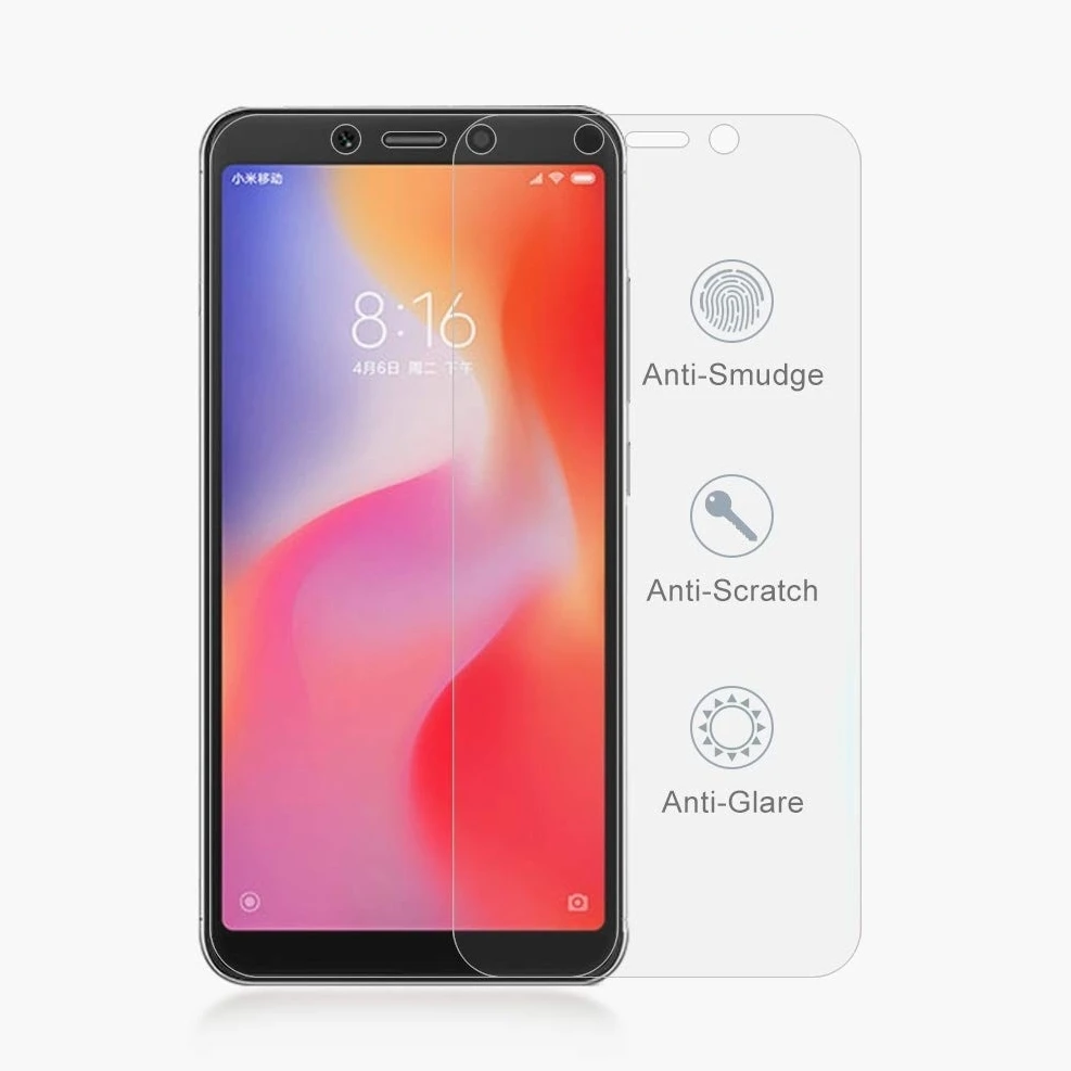 Закаленное стекло 9H 2.5D для Xiaomi Redmi 6 6A Защита экрана на Защитная пленка