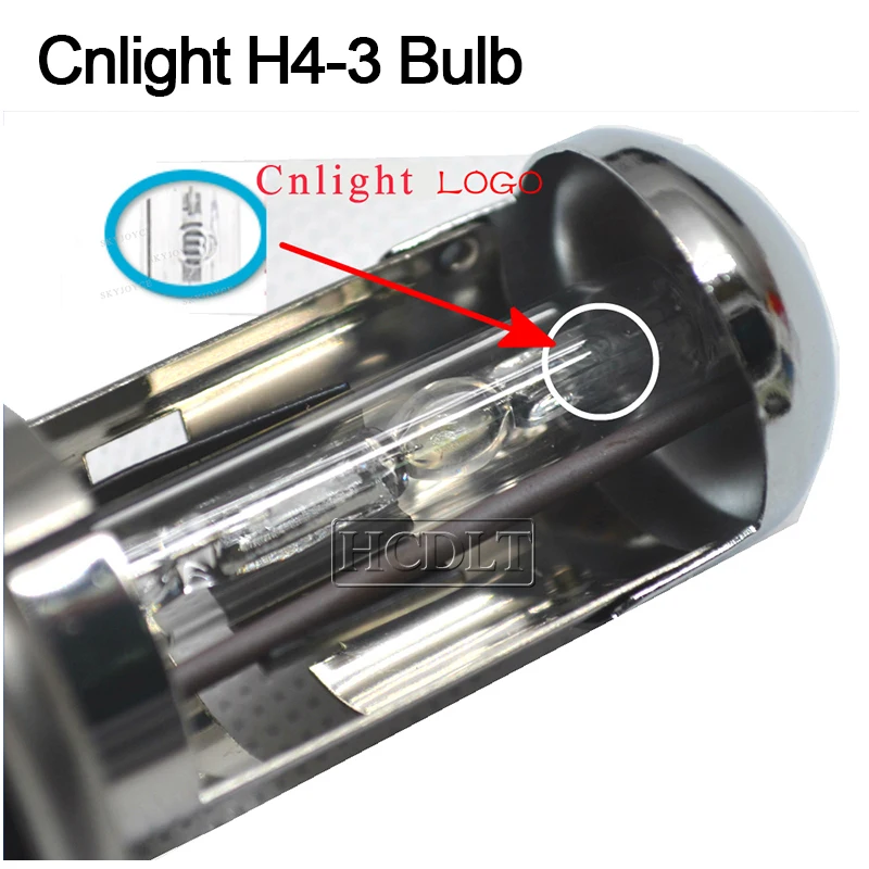 Оригинальная лампа HCDLT 55 Вт DLT F5 Fast Bright Cnlight H4 Bixenon HID Kit 4300K 5000K 6000K 3 Hi/Lo Beam Cnlight|Лампы