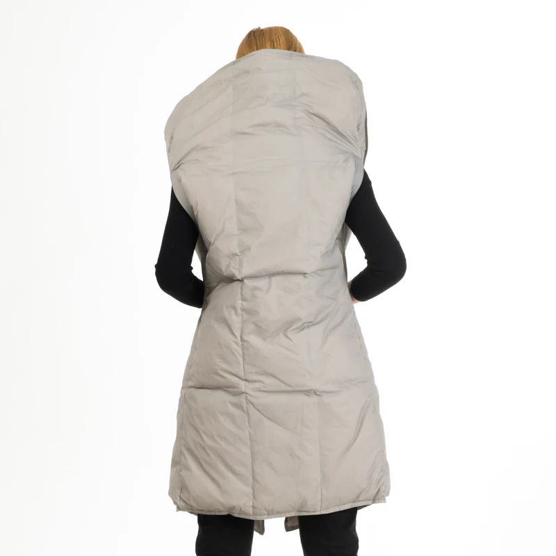 2018 длинные зимние женские пуховая куртка новая женская белая утка вниз