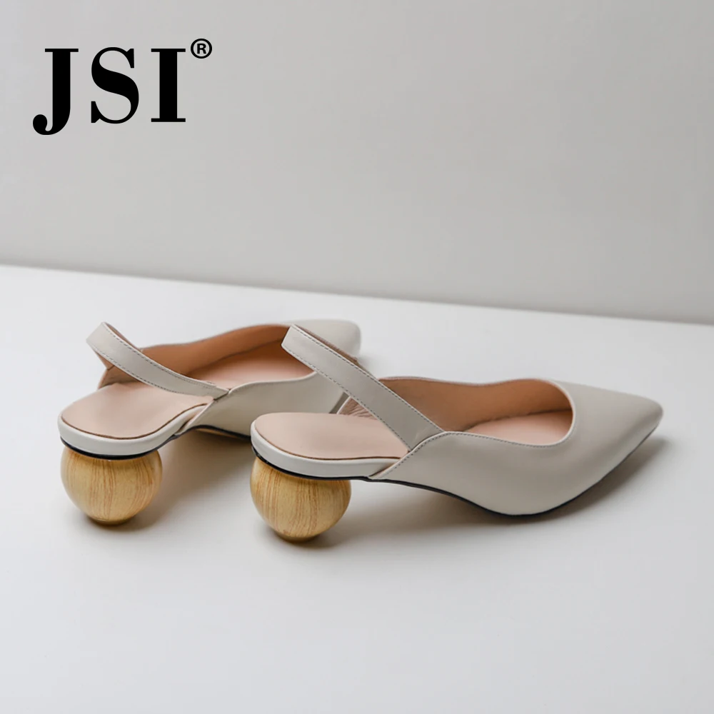 JSI/Модные женские босоножки Высококачественная обувь из натуральной кожи с