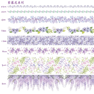 10 шт./кор. красивый декоративный скотч с цветочным принтом для художественного оформления ногтей, ручная работа Скрапбукинг планировщик изоляционная лента клейкая лента Этикетка Стикеры канцелярских принадлежностей - Цвет: 4