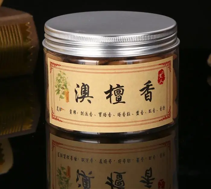 Australia Sandalwood 70 шт./партия настоящий Сандал водопад конусы ароматное зерно ароматическое использование в Дзен Будда Шакьямуни Статуя чай Хо использование - Цвет: Australia Sandalwood