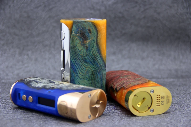 Оригинальный Arctic Dolphin Aspen Mod 68 w Коробка мод прочная деревянная 18650 батарея