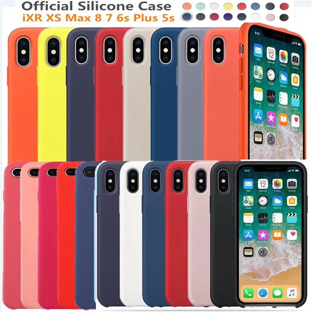 Силиконовый чехол для iPhone 6 6s 7 8 плюс XS X XR 5 5S se |