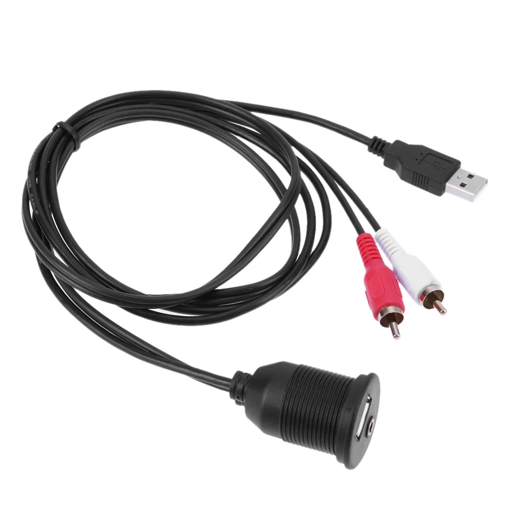 2 м двойной USB приборной панели автомобиля Moto панель скрытого монтажа адаптер 3 5