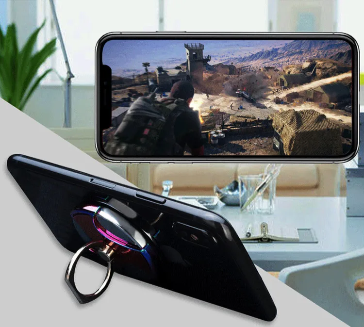 1 шт. USB Зажигалка креативная кольцевая зарядка электрическая импульсная Зажигалка компактный кронштейн для телефона электронная сигаретная плазма Зажигалка на заказ