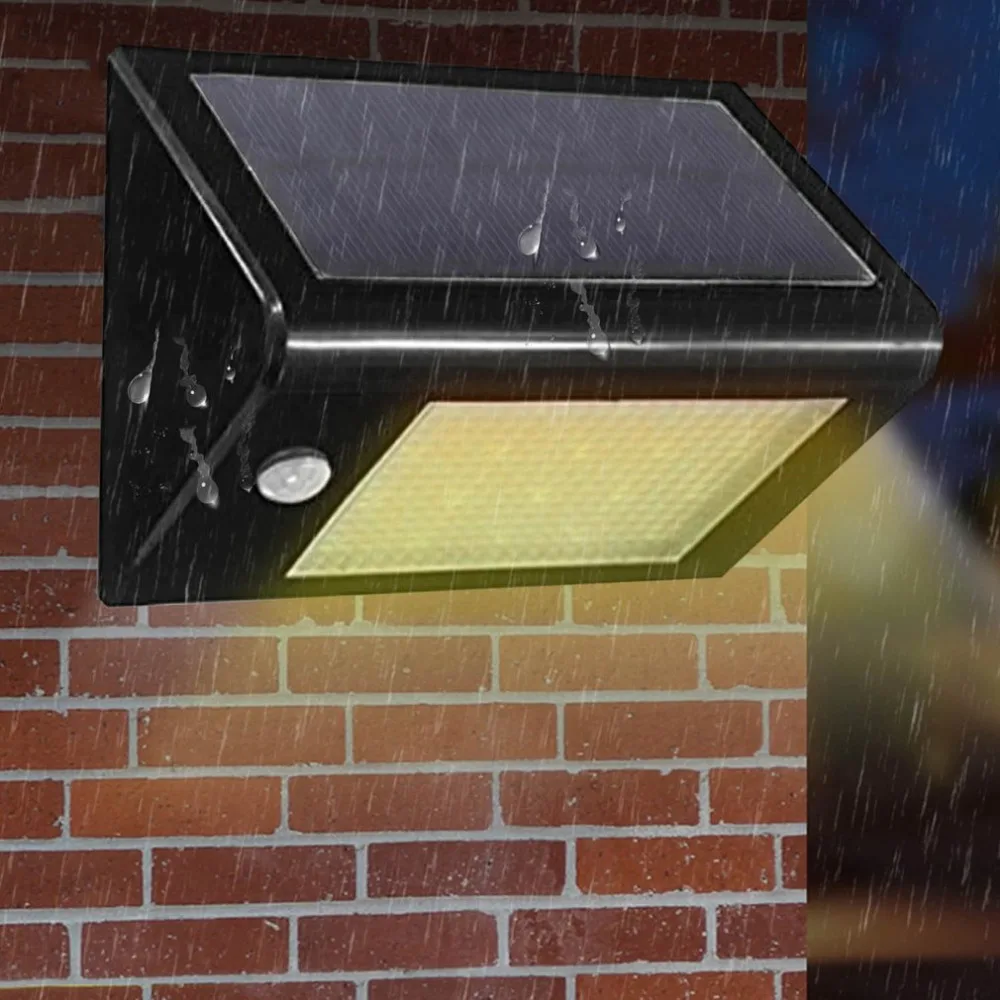 20 LED солнечный свет стены открытый Водонепроницаемый движения Сенсор настенный