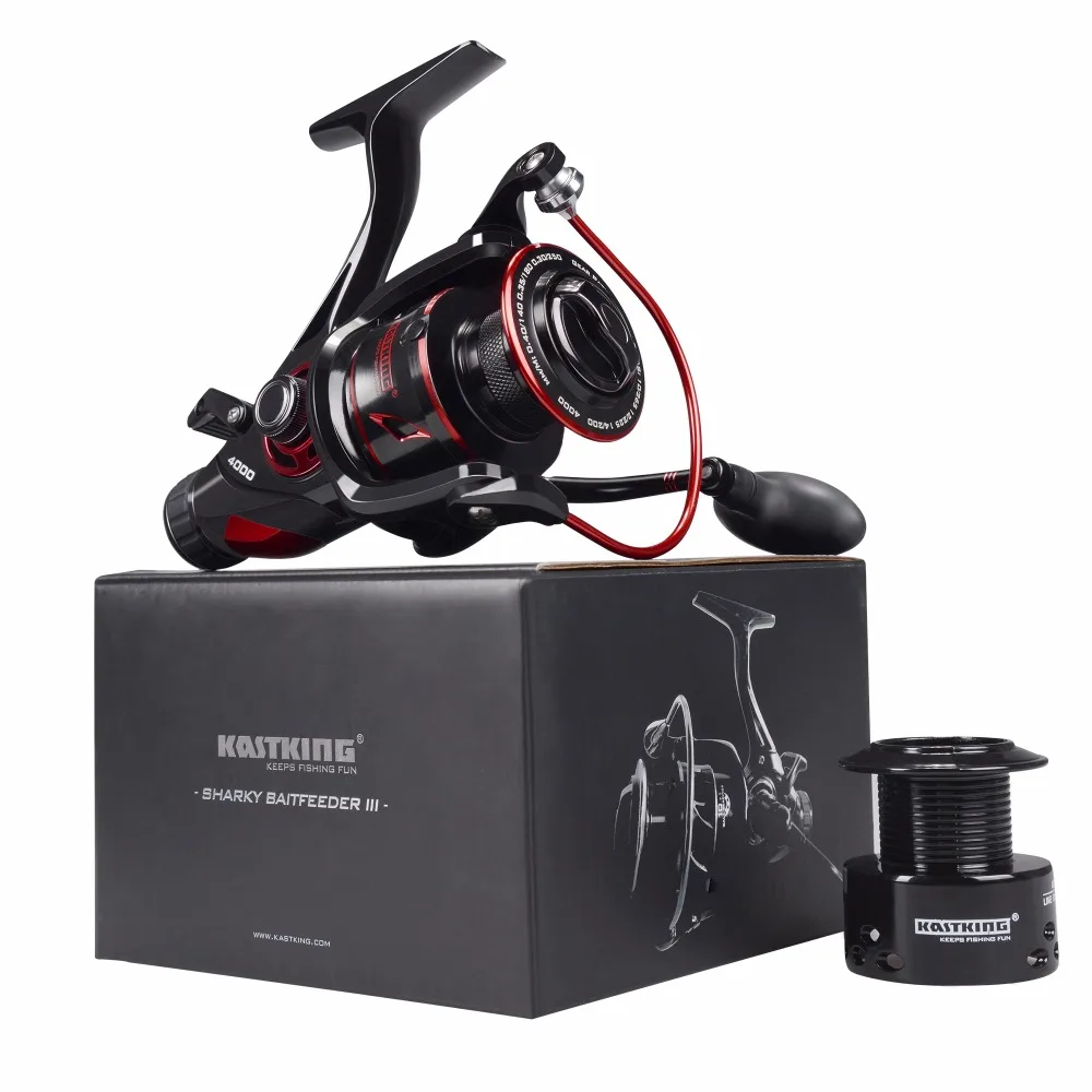 KastKing Baitfeeder III морской 12 кг Макс Перетащите Спиннинг Рыбалка катушка 10+ 1 мяч Подшипники Карп Рыбалка колеса