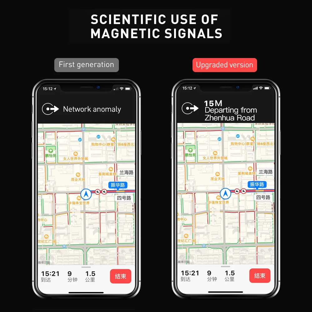 Автомобильный магнитный держатель для телефона KEYSION iPhone X 8 7 6 Plus 5 Металлическая