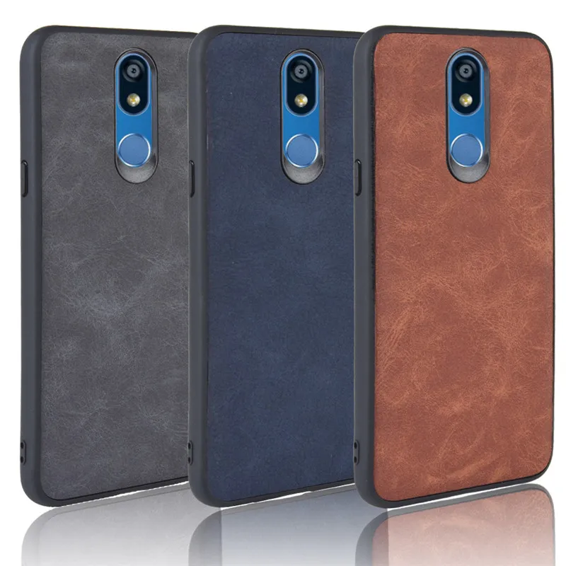 Роскошный винтажный кожаный чехол для телефона LG K12 Plus |