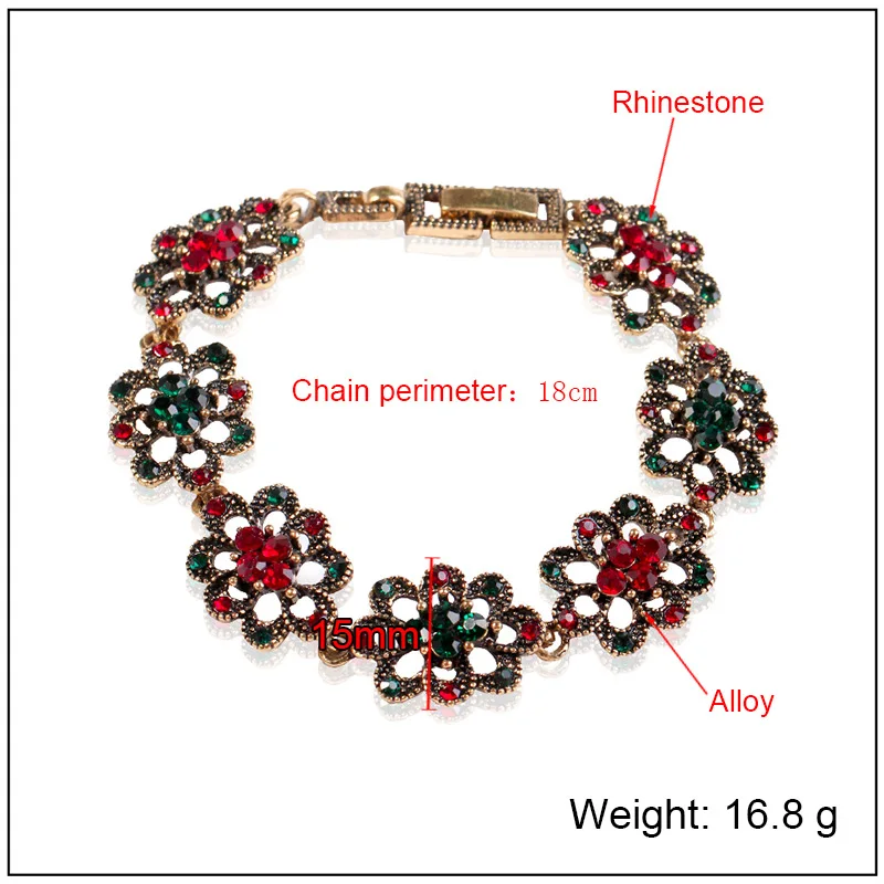 Vintage Ethnic Crystal Bracelets For Women Jewelry and Girls Accessies | Украшения и аксессуары