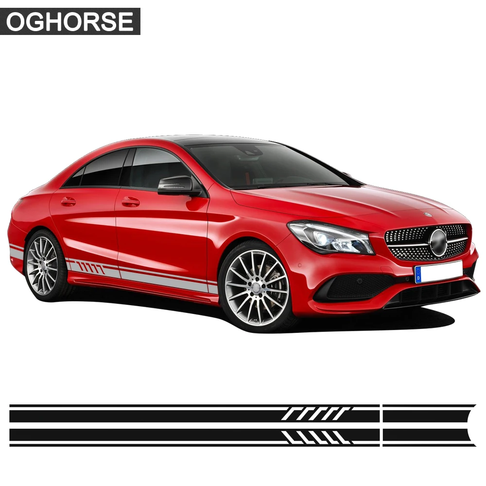 

Edition 1 Racing Door Side Stripes Skirt Decal Sticker for Mercedes Benz CLA Class CLA45 CLA250 CLA200 CLA180 AMG W117 C117 X117