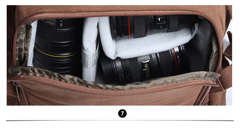 CADeN камера сумка с дождевиком водонепроницаемый холст DSLR камера сумка фотографии рюкзак для Canon Nikon sony камера рюкзак