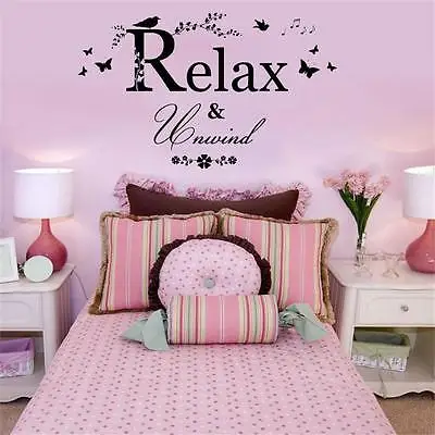 Расслабьтесь и расслабьтесь птицы цветы ветки бабочки виниловые настенные