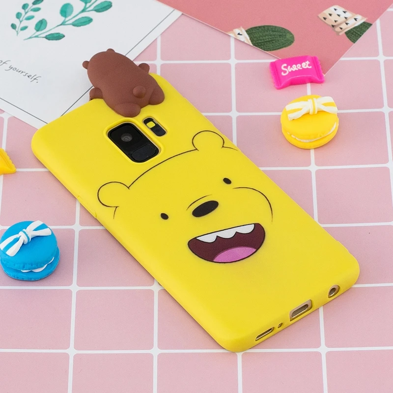 S9 Plus чехол для Samsung Galaxy 3D мультяшная панда Fundas S 9 Etui | Мобильные телефоны и