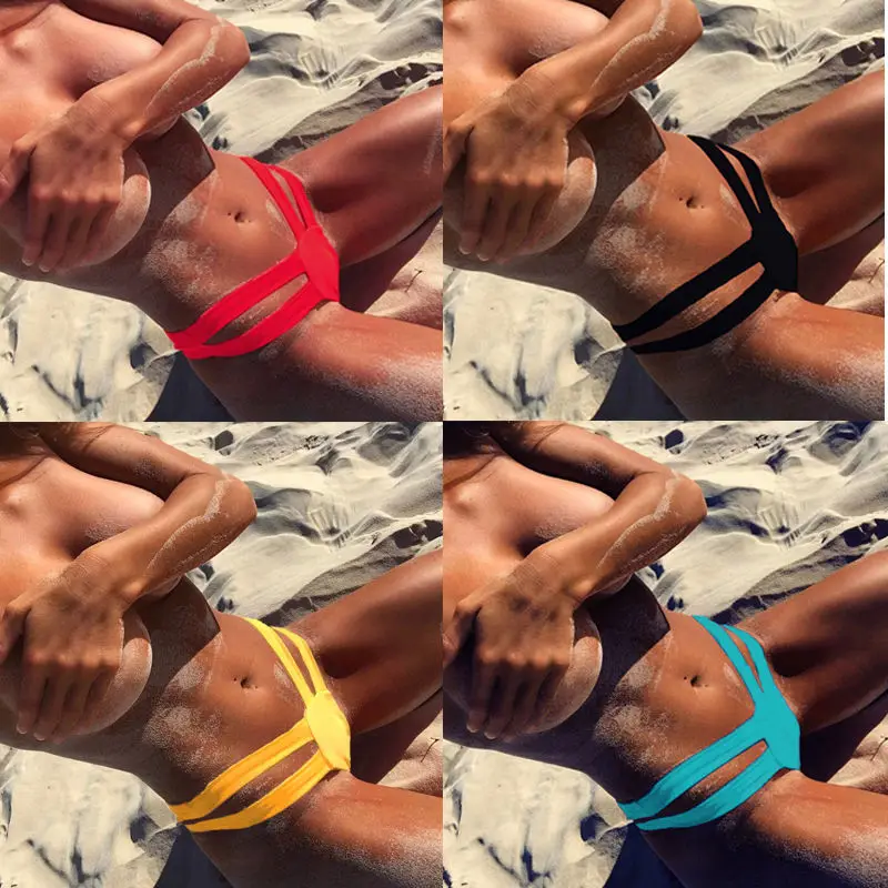 Новое поступление 2019 женские купальники стринги бикини с двумя бретельками