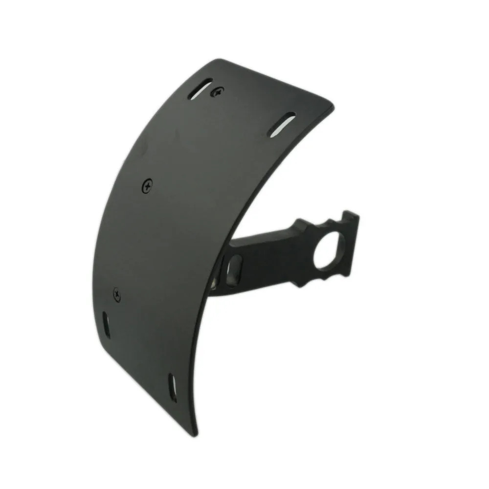 Изогнутый вертикальный боковой кронштейн для номерного знака мотоцикла