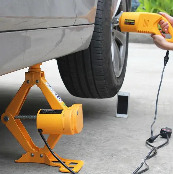 DHL электрический ножничный подъемник домкрат Электрический для автомобиля