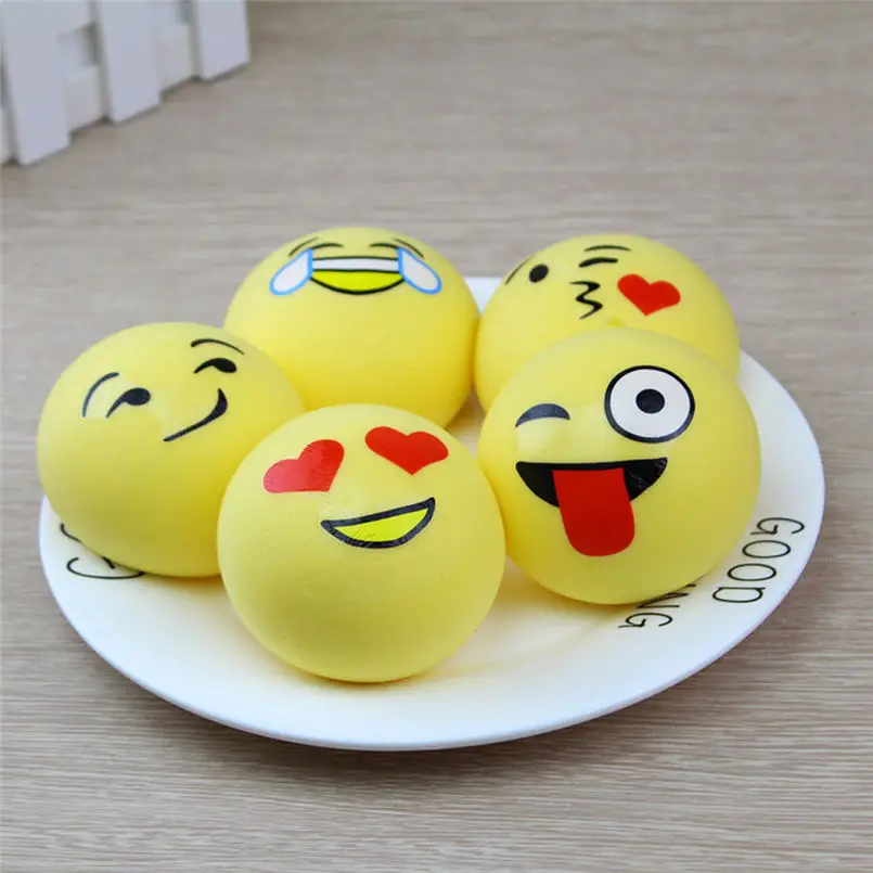 1 шт. милые Mochi мягкими смайликами смайлики супер медленно поднимающиеся фрукты