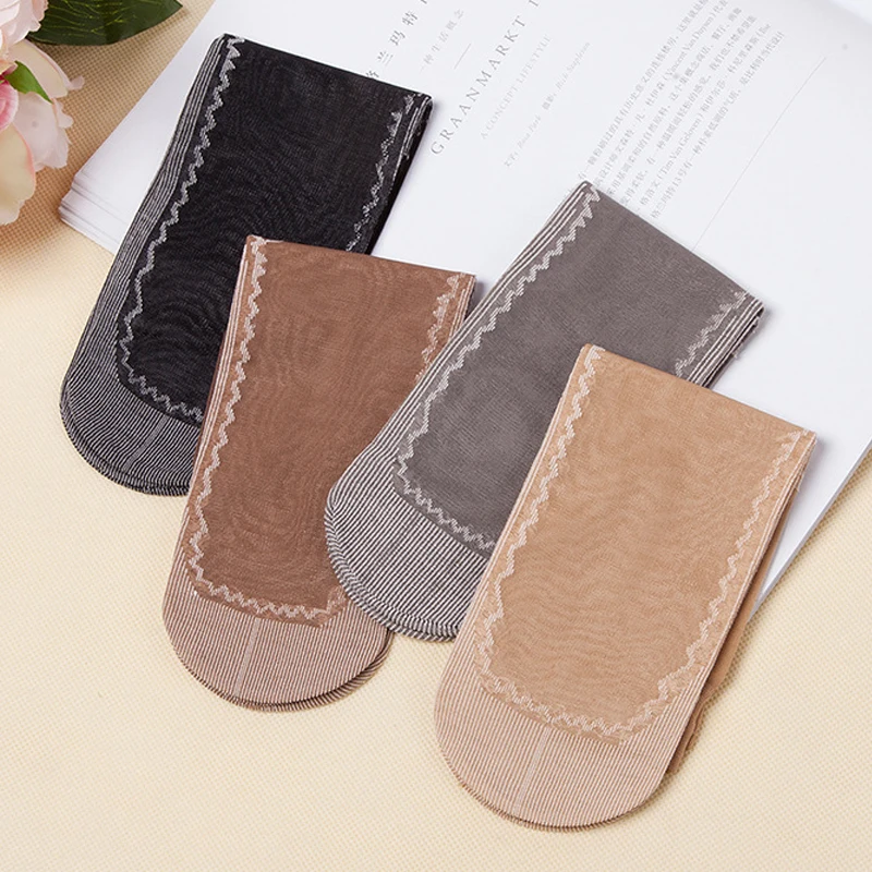 Весна и лето новые женские кружевные носки для балеток с закрытым носком