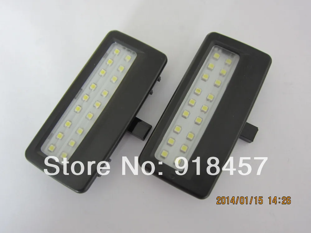 Светодиодный солнцезащитный козырек 2X18SMD светильник BMW F10 F11 F07 F01 F02 F03 F04 5 7