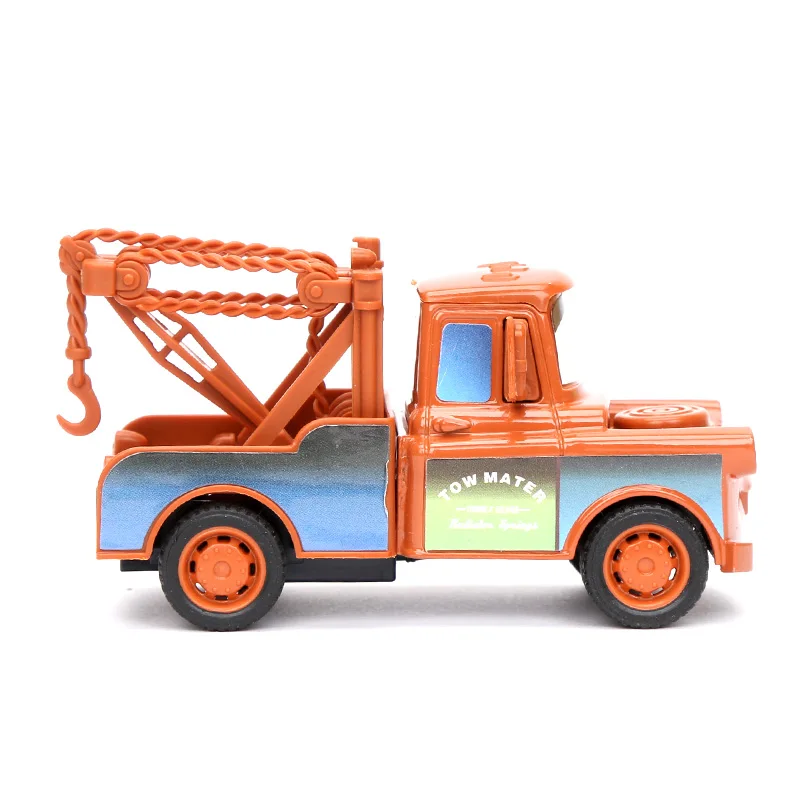 4 шт. 9 см оттяните автомобиль disney Pixar тачки 3 Lightning McQueen Mater Black Storm Ramirez 1:55 литая металлическая игрушка модель подарки для мальчиков