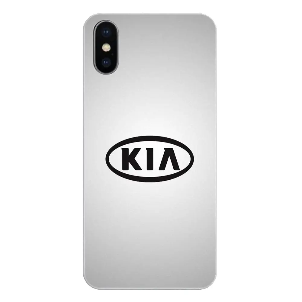 Для iPod Touch iPhone 4 4S 5 5S 5C SE 6 6S 7 8 X XR XS Plus MAX логотип Kia корейские автомобильные бренды