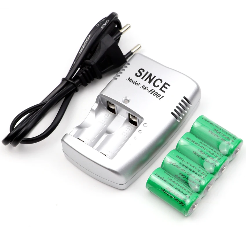 4 шт. литий ионные аккумуляторные батарейки 3 0 в CR123A 123A 16340 500 мАч|battery charger|battery