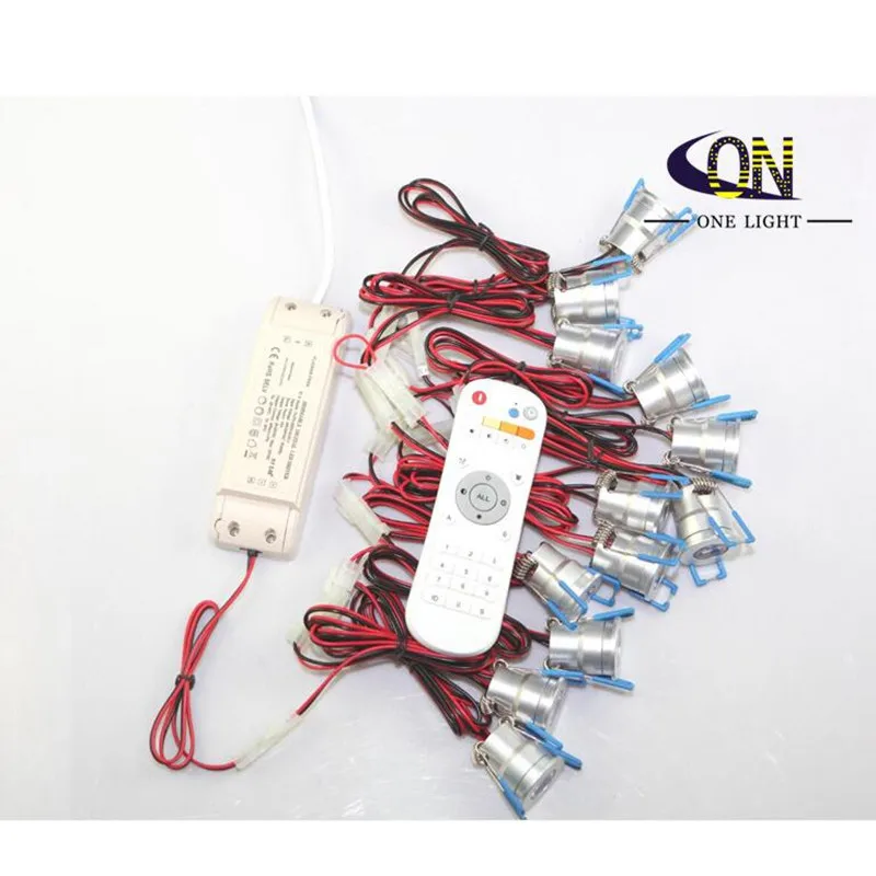 Мини-светильник светодиодный с регулируемой яркостью 12 шт. 3 Вт 2 4 ГГц | Лампы и