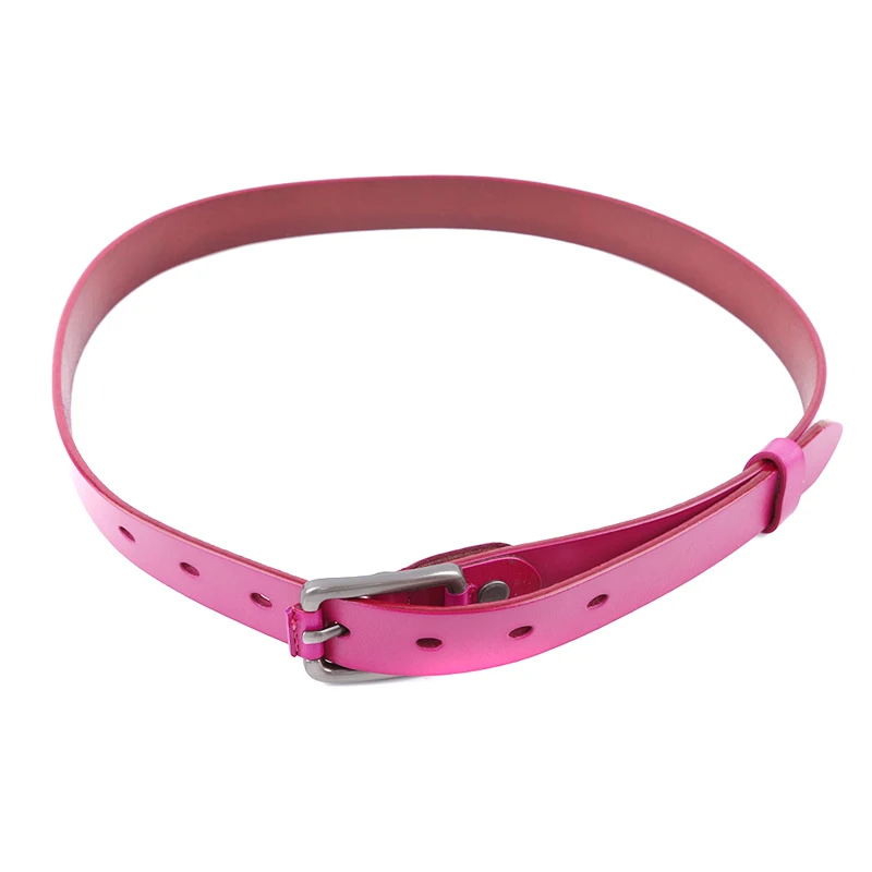 Модный кожаный ремень для мальчиков и девочек аксессуары пояс из натуральной