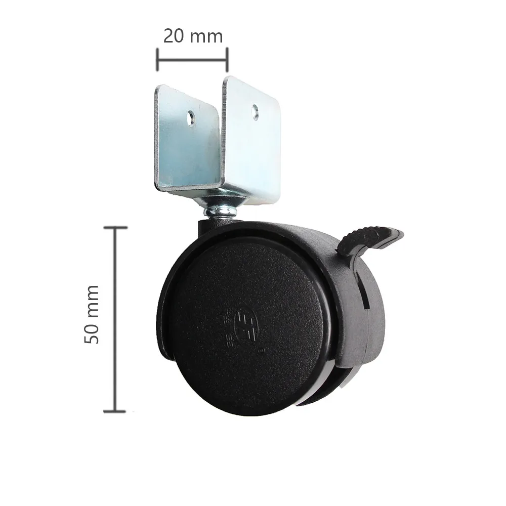 4 шт. сменные поворотные ролики для мебели 50 мм|Ролики| |